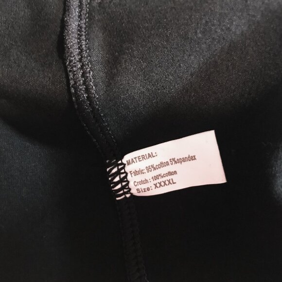 4X Black Underwear Lace Trim Panties XXXXL NEW - Picture 6 of 6